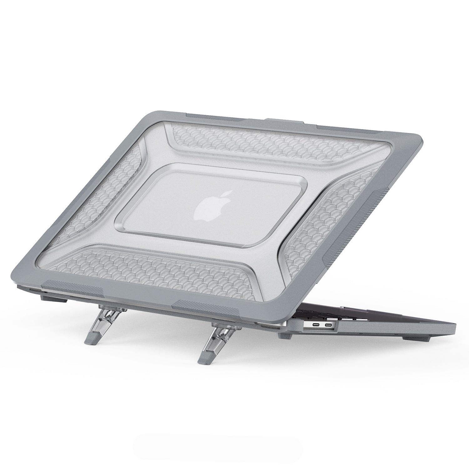 MacBook Air 13.6-inch (M3-M5) with Adjustable Stand Case - Shock-Absorbing | Raider Ultra-Duty Series