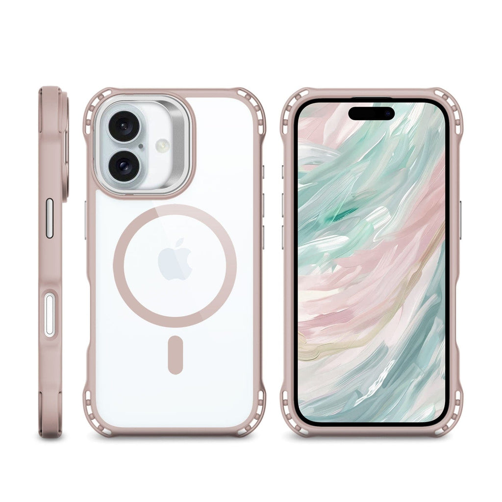 iPhone 16 Clear Kickstand Case - Anti- Slip, Rugged, MagSafe | Venture Series