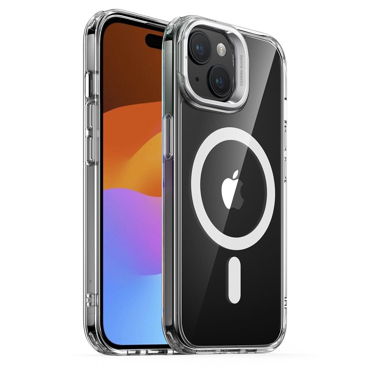 iPhone 15 Plus Clear Case with Kickstand & MagSafe | Venture Series
