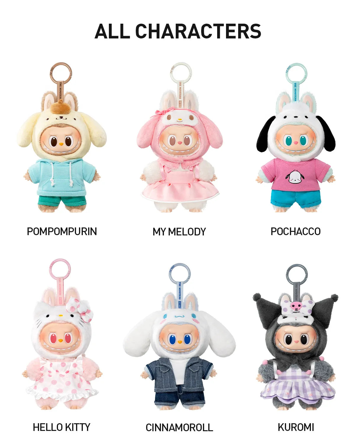 Pop Mart Labubu x Sanrio Hello Kitty and Friends Series Blind Box