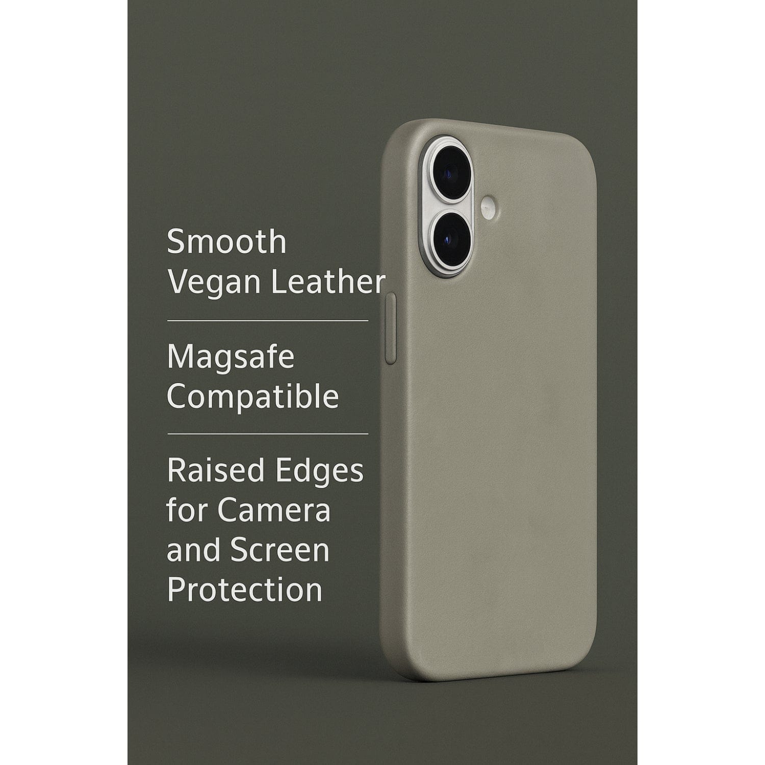 iPhone 17 Case - Vegan Leather MagSafe | Indy Series