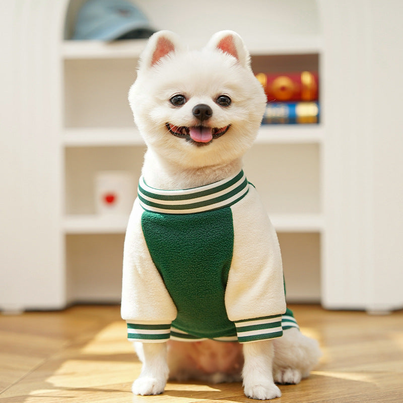 Wholesale Fleece Dog/Cat Outdoor Jacket - Small/Medium Pets, D-Ring & Buttons