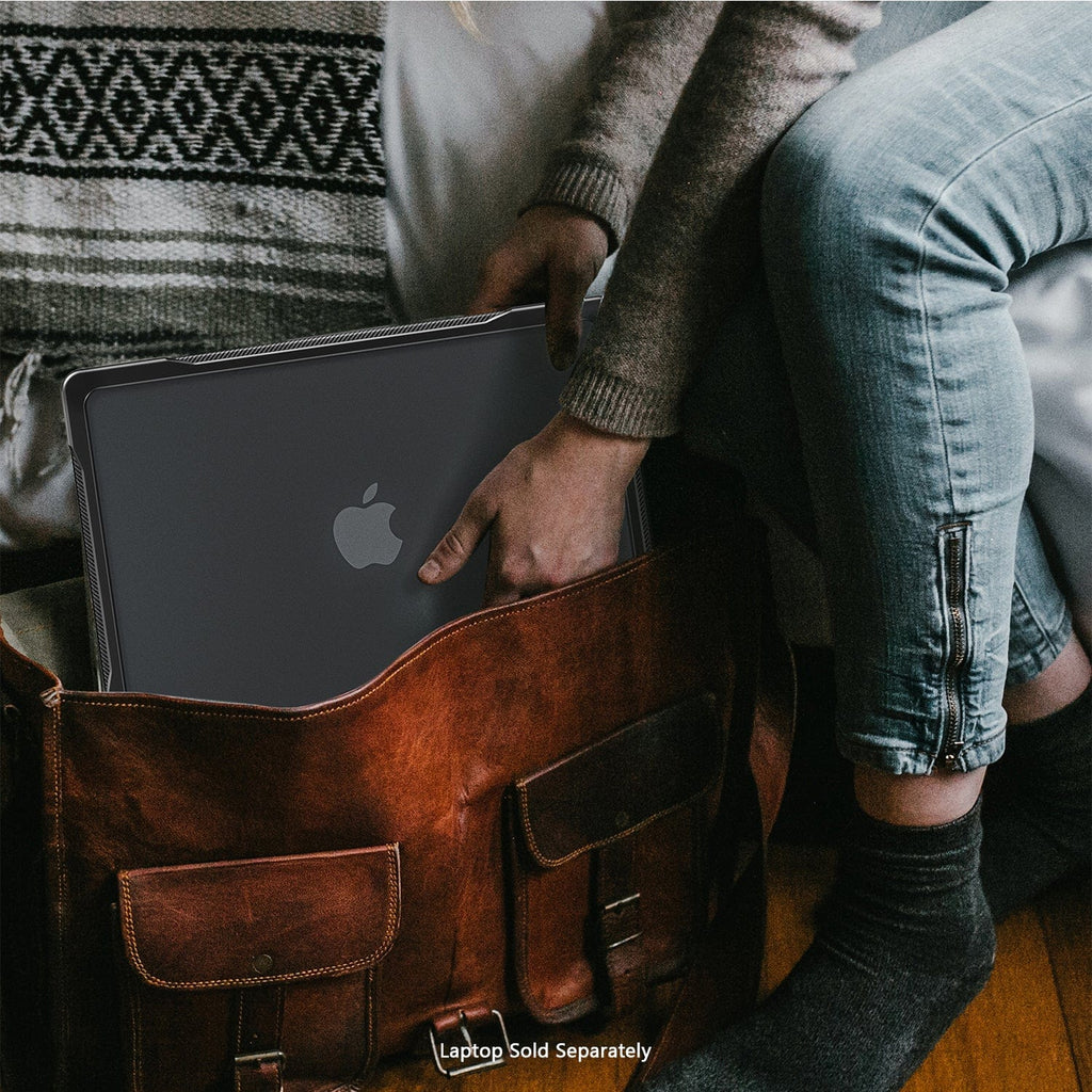 MacBook Pro 16-Inch M1–M5, M5 Pro/M5 Max Clear/Black Case - Shock-Absorbing Corners | Raider Series