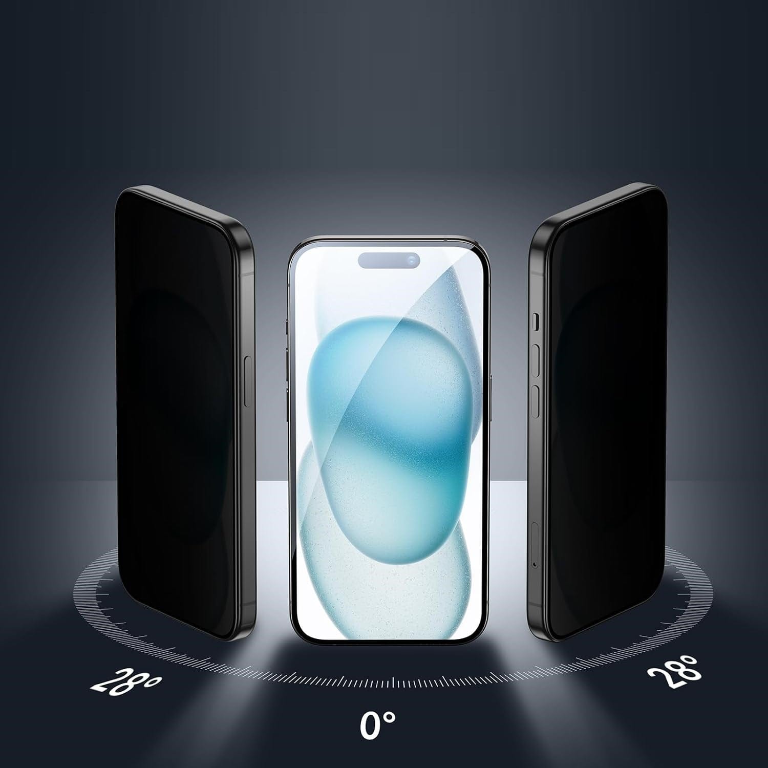 iPhone 17 Privacy Screen Protector - Easy Apply Tempered Glass| ZeroDamage