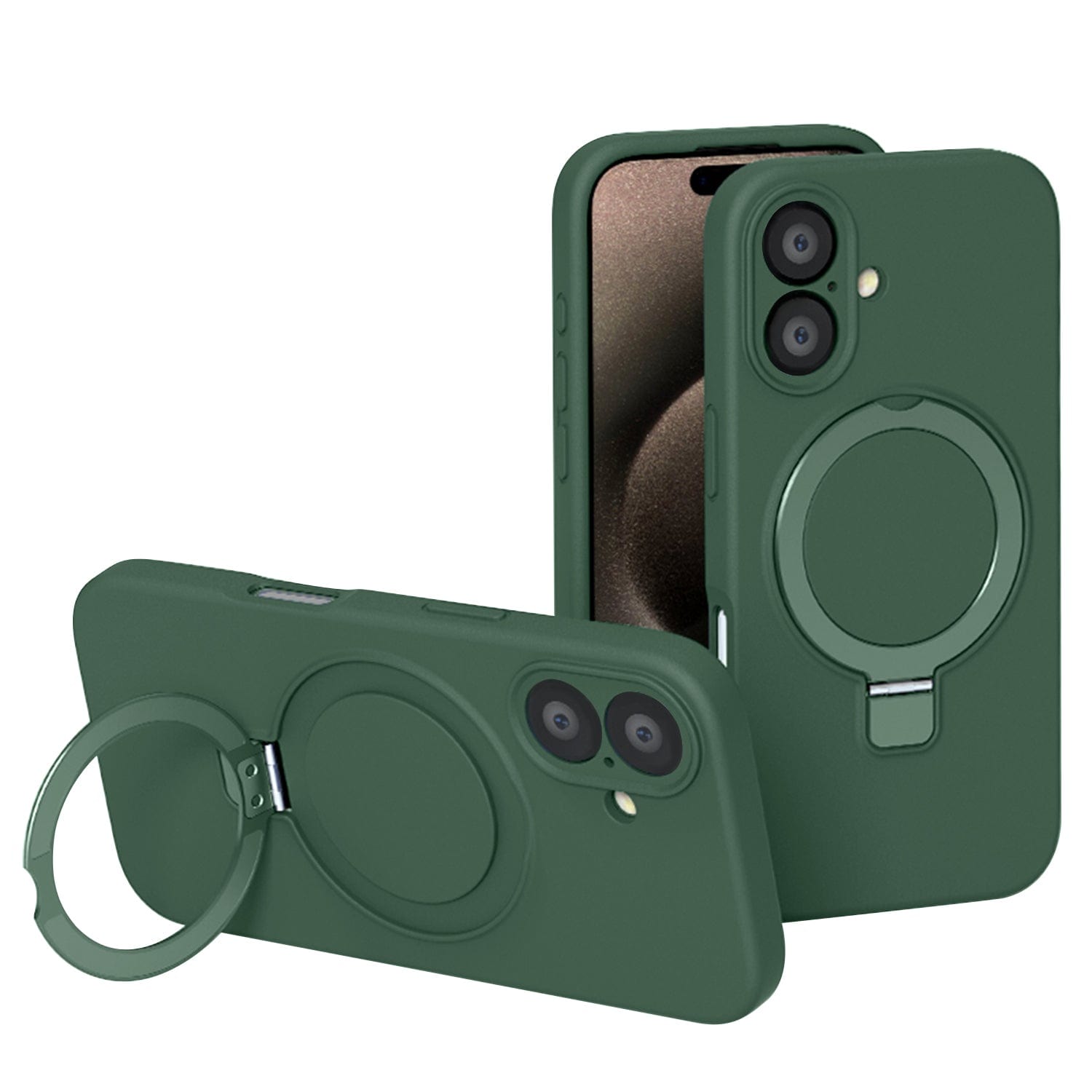 iPhone 16 Plus Slim Kickstand Case - Rugged Protection, MagSafe | Venture Series