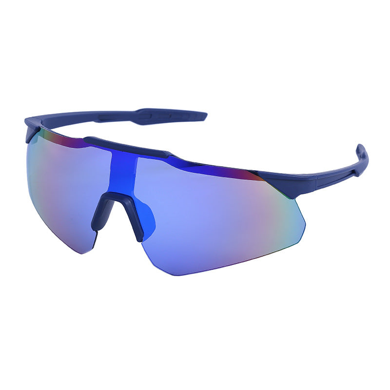 Colorful Cycling Sunglasses For Women With Advanced Sense Of Ins One-Piece Lenses For Outdoor Sports Sunglasses For Men