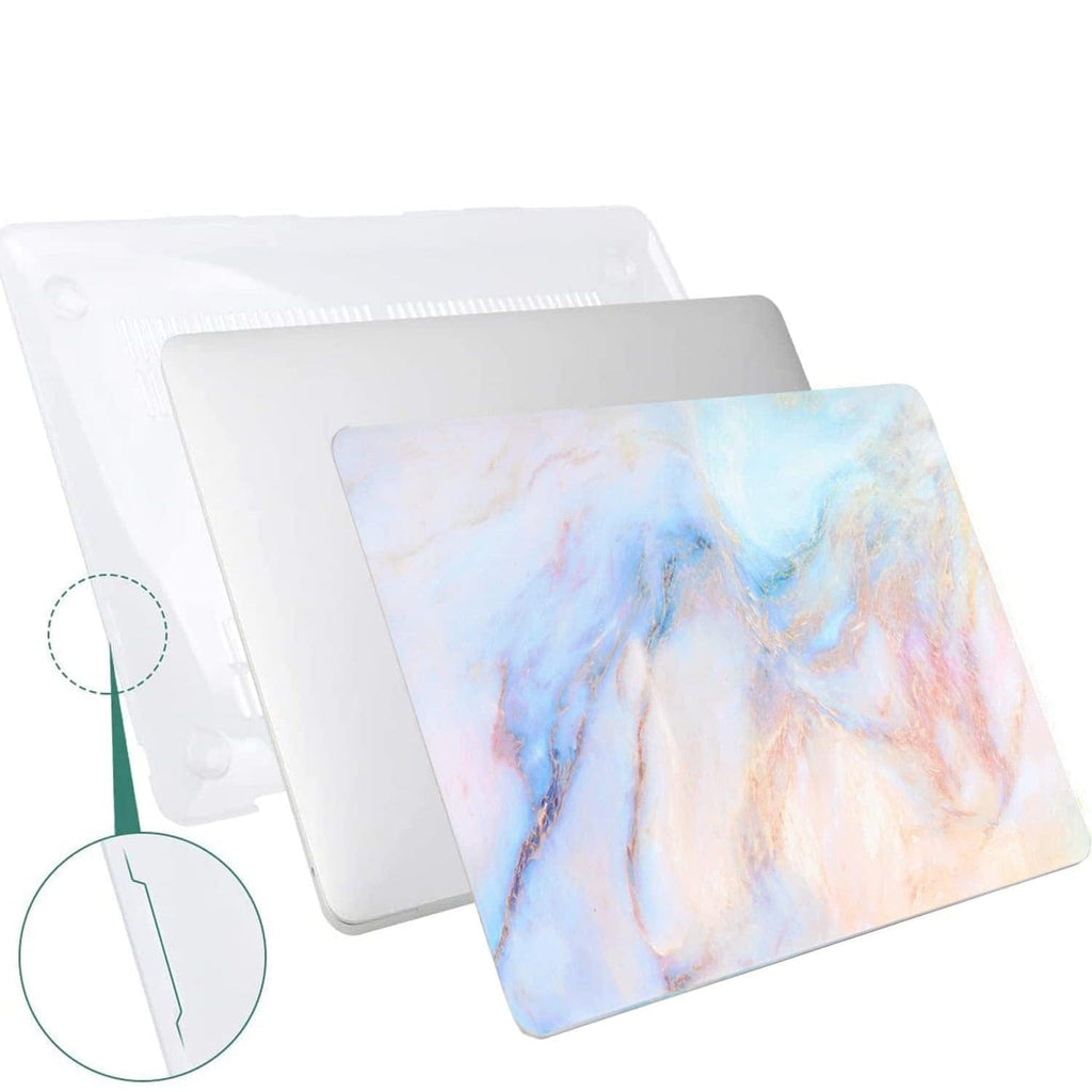 MacBook Pro 14-inch (M1–M5, M5 Pro/M5 Max) Case - Hybrid-Flex Blue Marble