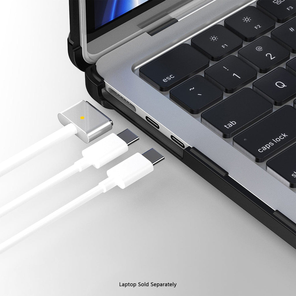 MacBook Air 13.6-inch (M3-M5) with Adjustable Stand Case – Heavy-Duty | Raider Series