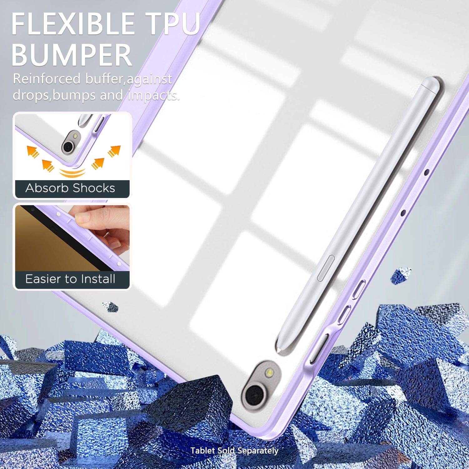 Samsung Galaxy Tab S10 FE Folio Case - Durable Lightweight Ergonomic Design | Venture Series