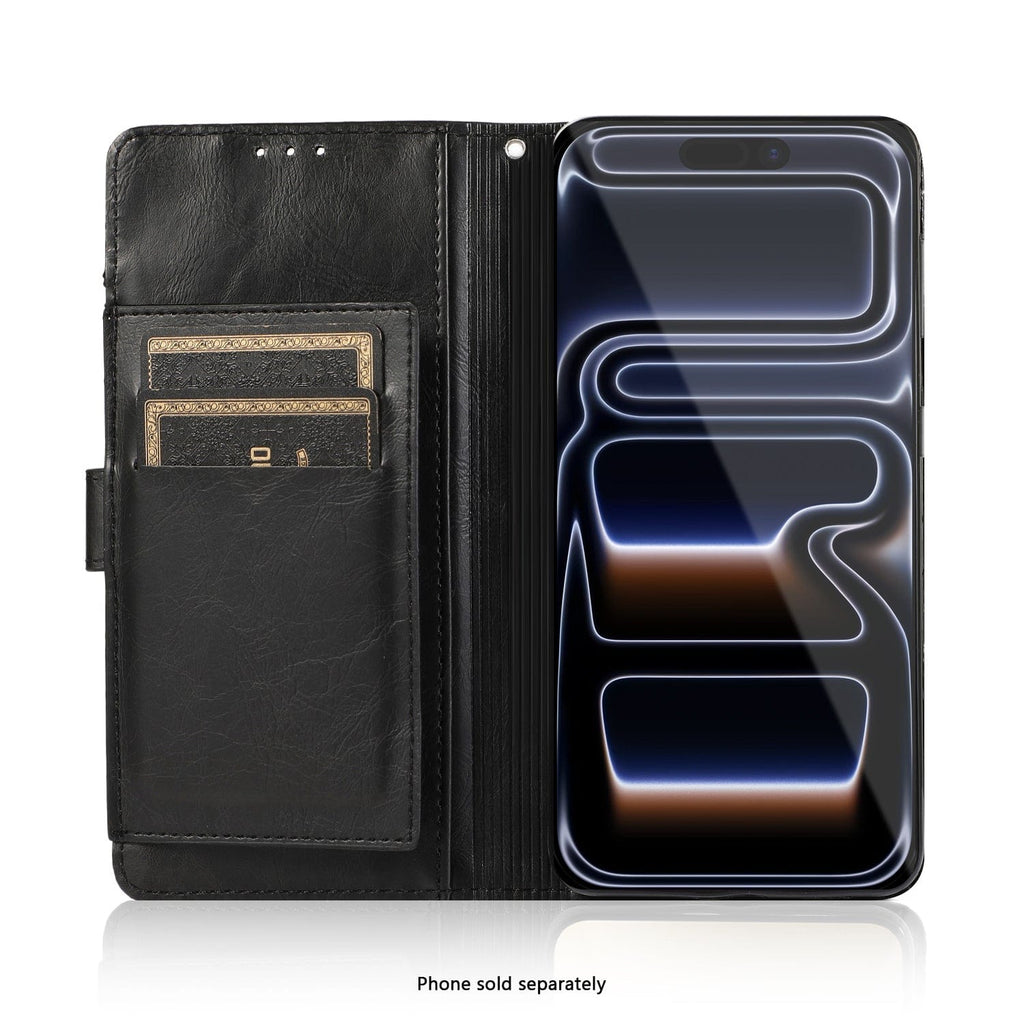 iPhone 17 Pro Case - Leather Folio Wallet | Indy Series