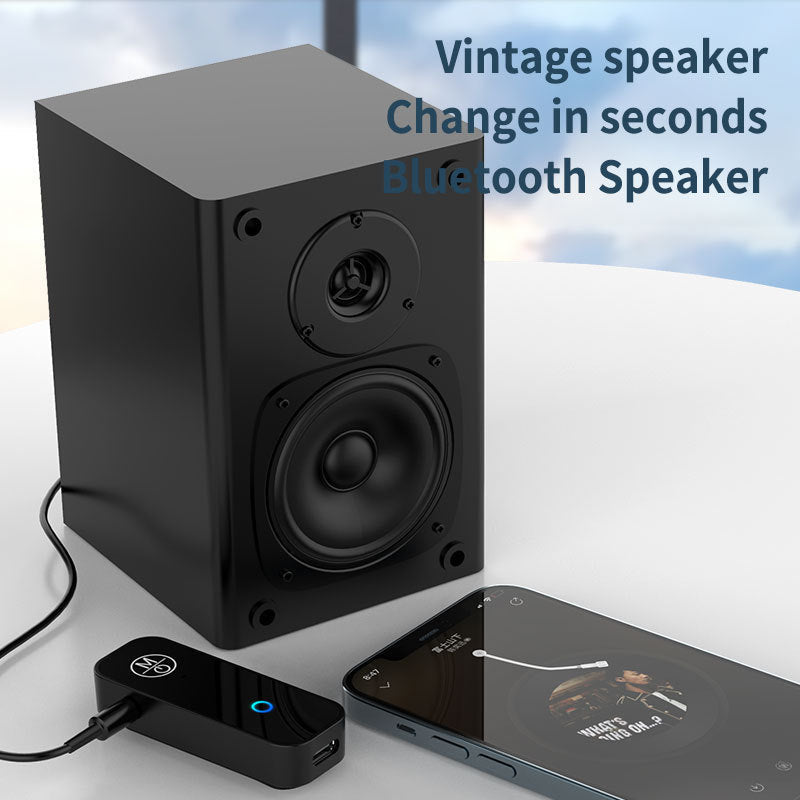 Adaptación de audio b28 bluetooth en dos en uno actualización del receptor de audio Bluetooth para vehículos de 3,5 mm