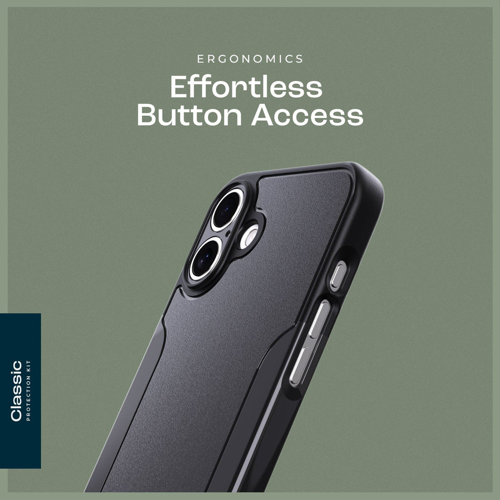 iPhone 16 Plus Rugged Case & Screen Protector Kit - MagSafe | Classic Series