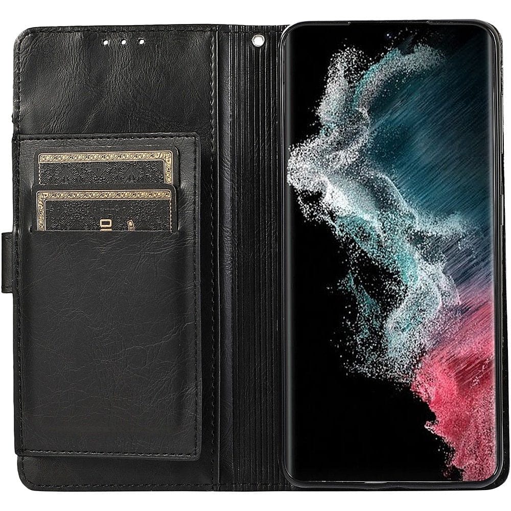 Indy Series Genuine Leather Wallet Case - Samsung Galaxy S23