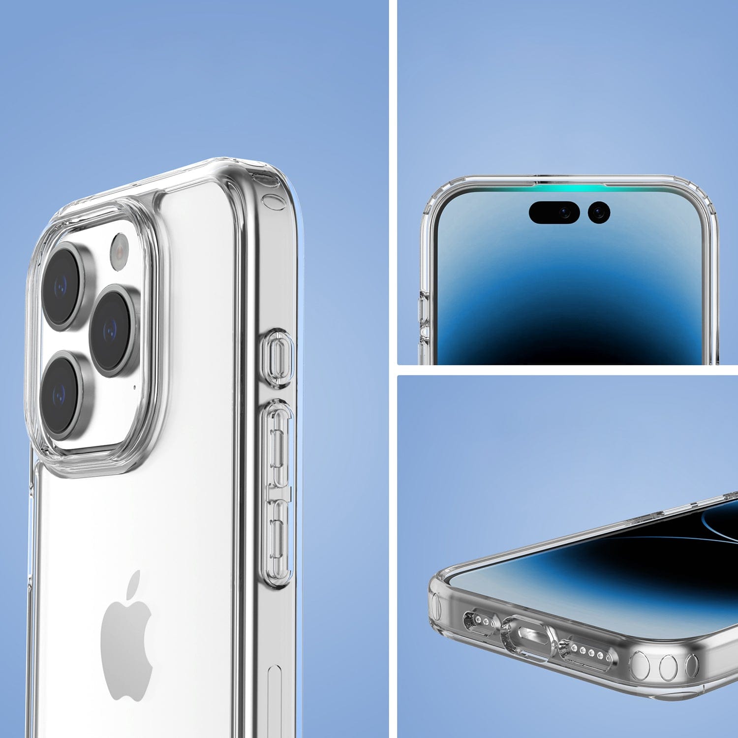 iPhone 15 Pro Max Clear Slim Case - Durable Protection | Venture Series