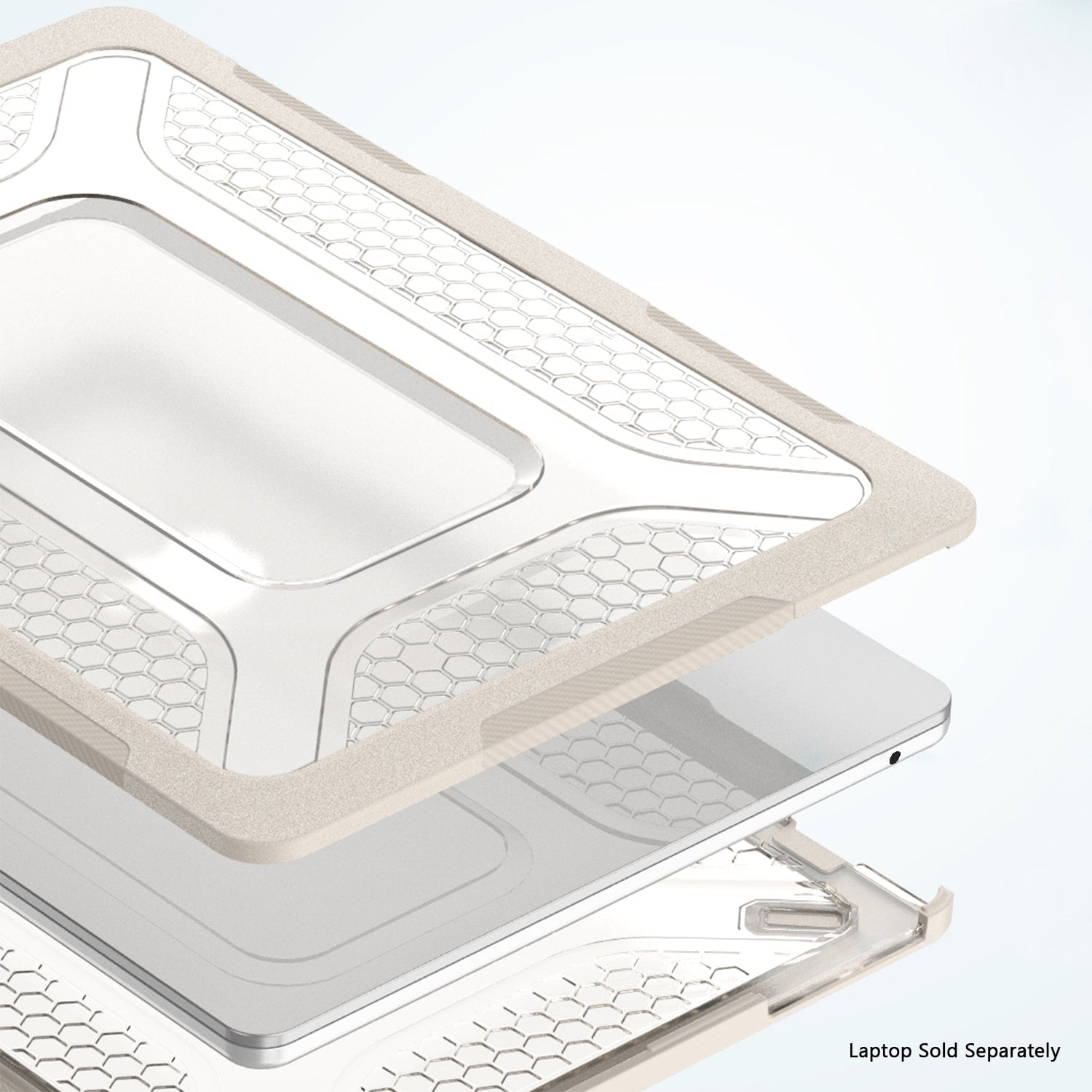 MacBook Air 13.6-inch (M3-M5) with Adjustable Stand Case - Shock-Absorbing | Raider Ultra-Duty Series