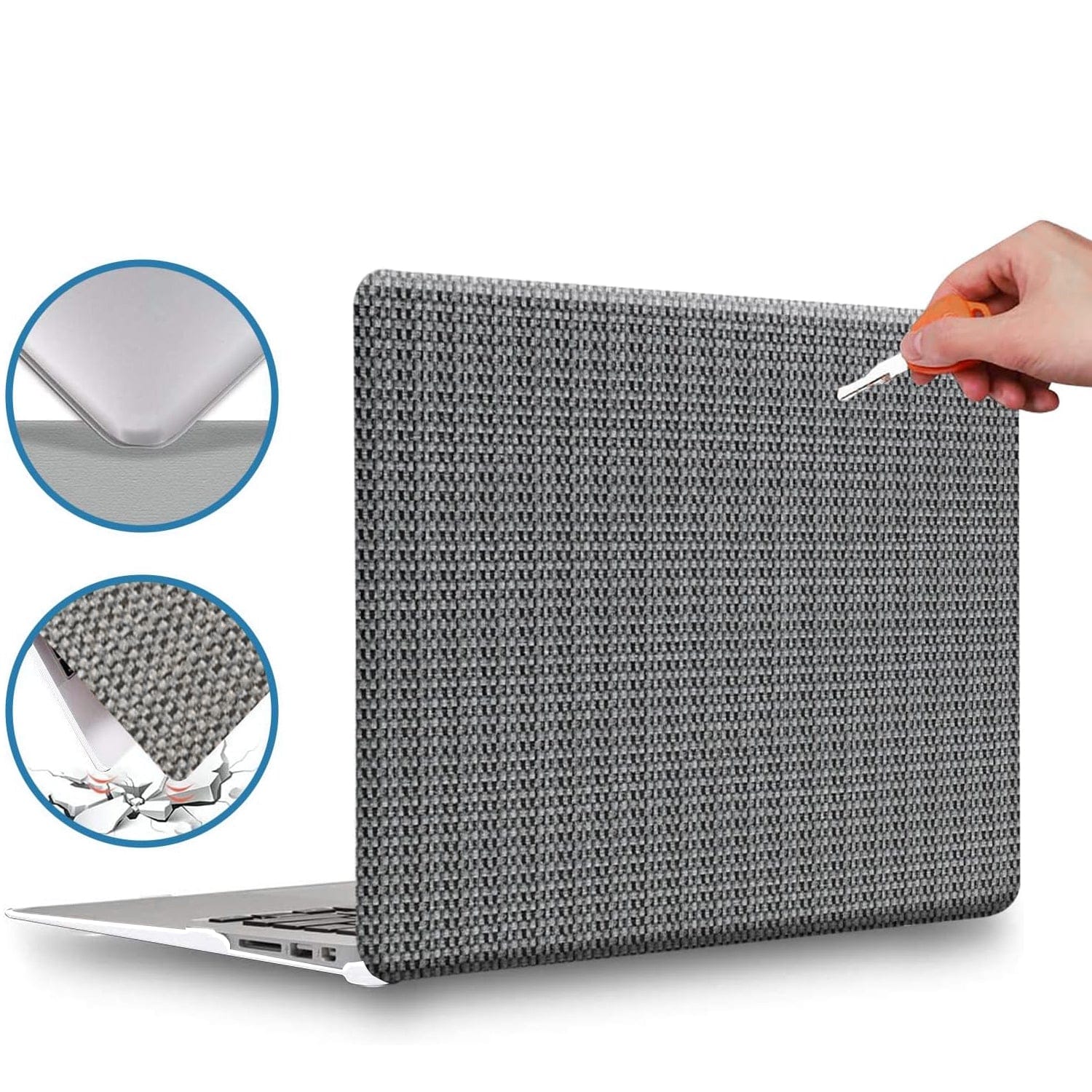 MacBook Air 15-inch (M2-M5) Case - Woven Fabric Finish