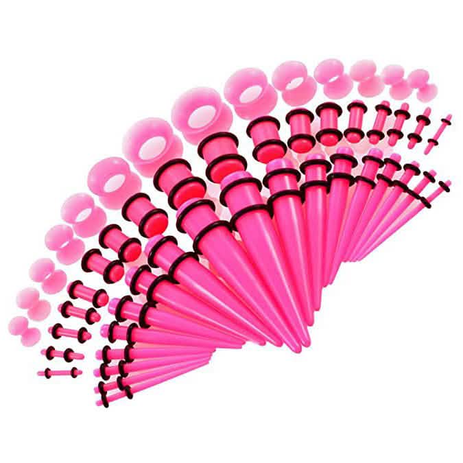 50-Piece: Ear Stretching Kit