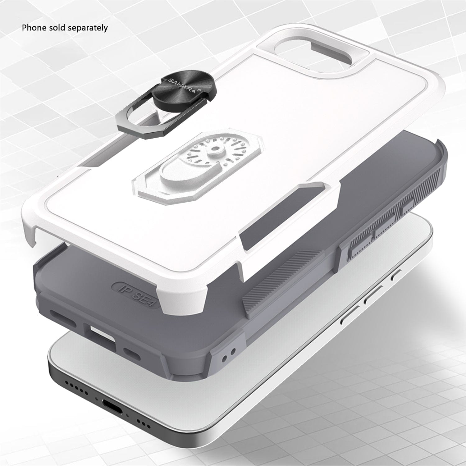 iPhone 17e & iPhone 16e Case - Heavy-Duty Kickstand, Anti-Slip | Raider Series