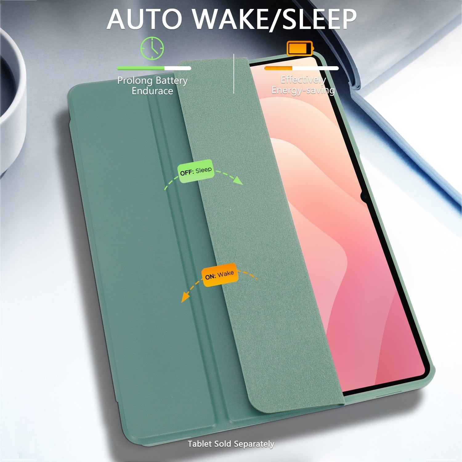 Samsung Galaxy Tab S11 Case - Slim Folio with Transparent Back | Venture Series