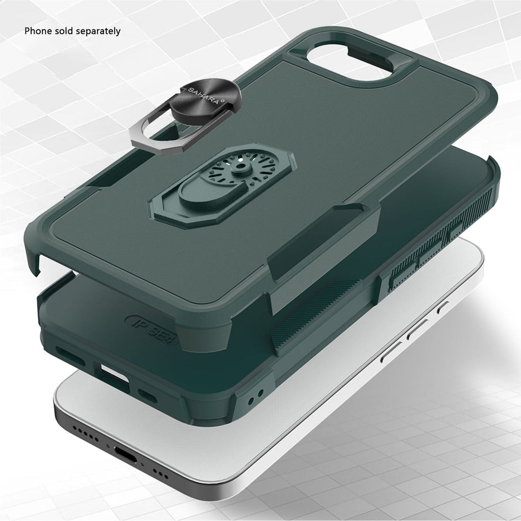 iPhone 17e & iPhone 16e Case - Heavy-Duty Kickstand, Anti-Slip | Raider Series