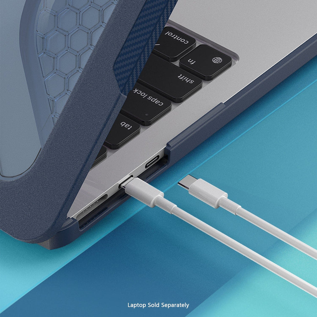 MacBook Pro 14-inch (M1–M5, M5 Pro/M5 Max) Case with Adjustable Stand - Shock-Absorbing | Raider Ultra-Duty Series