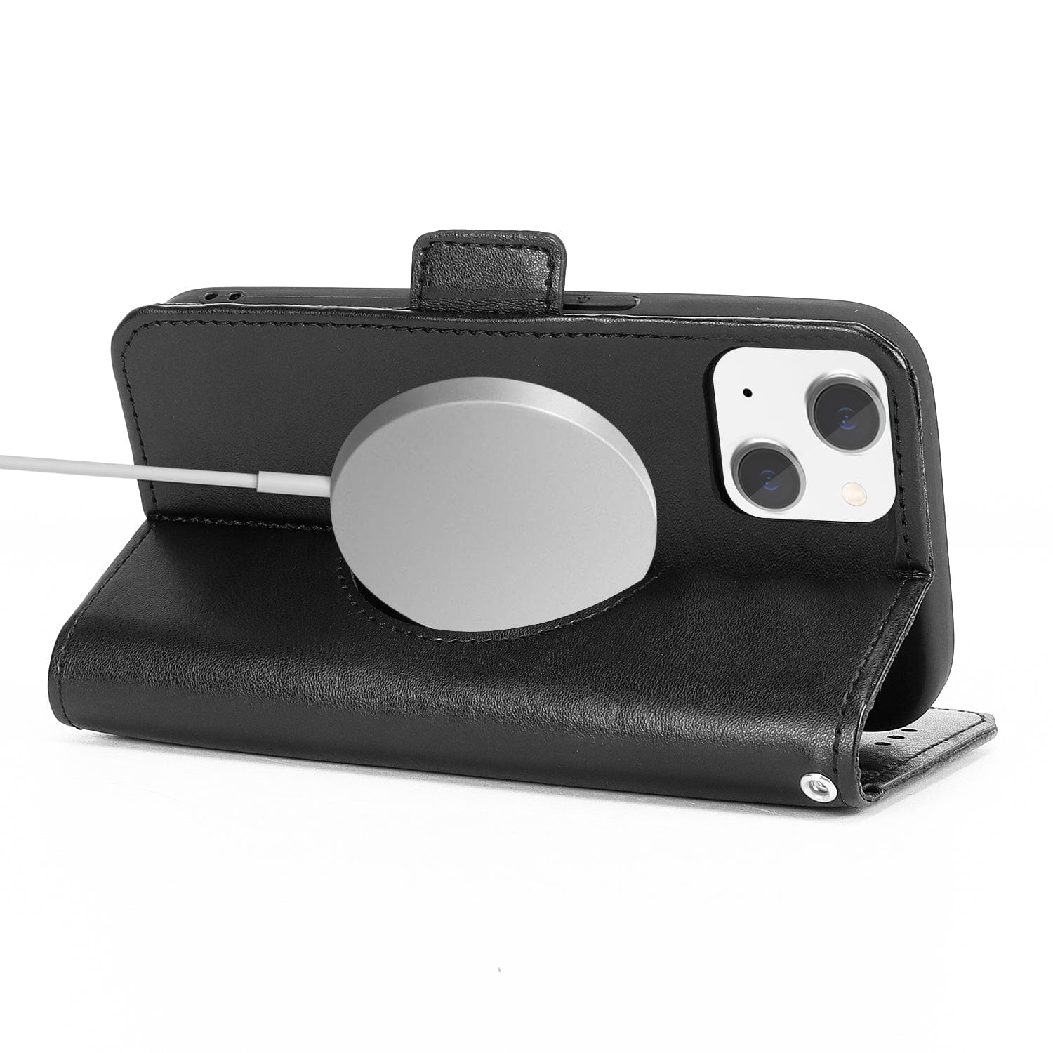 iPhone 15 Plus Leather Wallet Case with MagSafe - Card Holder | Indy Series