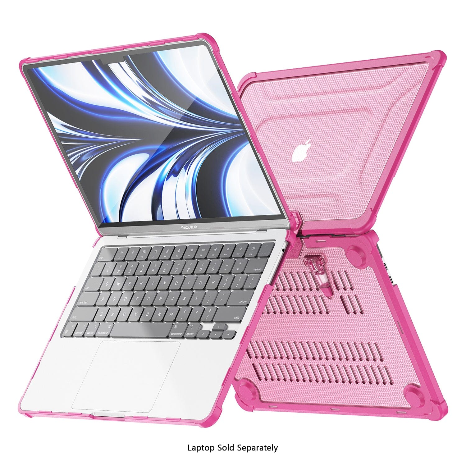 MacBook Air 13.6-inch (M3-M5) with Adjustable Stand Case – Heavy-Duty | Raider Series