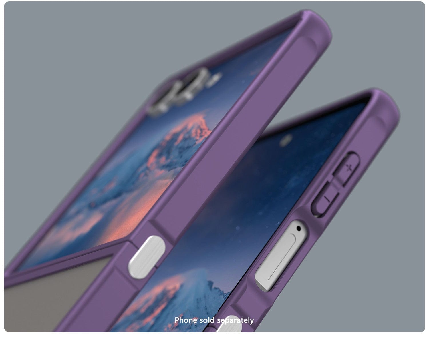 Samsung Galaxy Z Flip7 Semi Transparent Case - Anti-Slip Grip, Slim Design | Venture Series