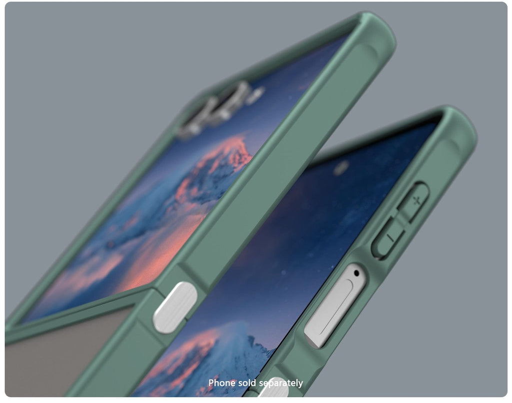 Samsung Galaxy Z Flip7 Semi Transparent Case - Anti-Slip Grip, Slim Design | Venture Series