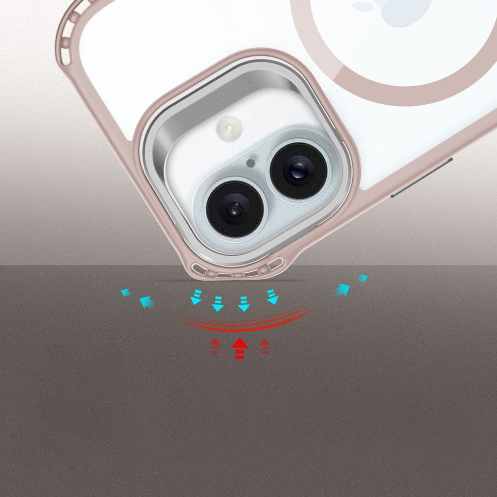 iPhone 16 Clear Kickstand Case - Anti- Slip, Rugged, MagSafe | Venture Series