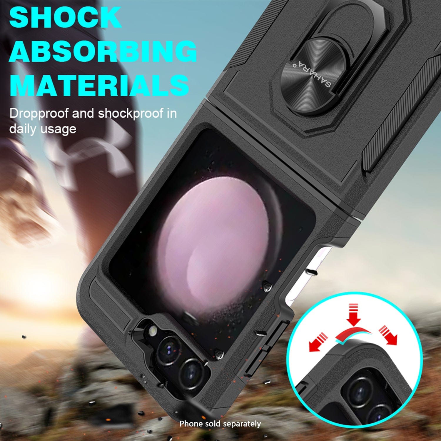 Samsung Galaxy Z Flip7 FE Case - Heavy-Duty Kickstand | Raider Series