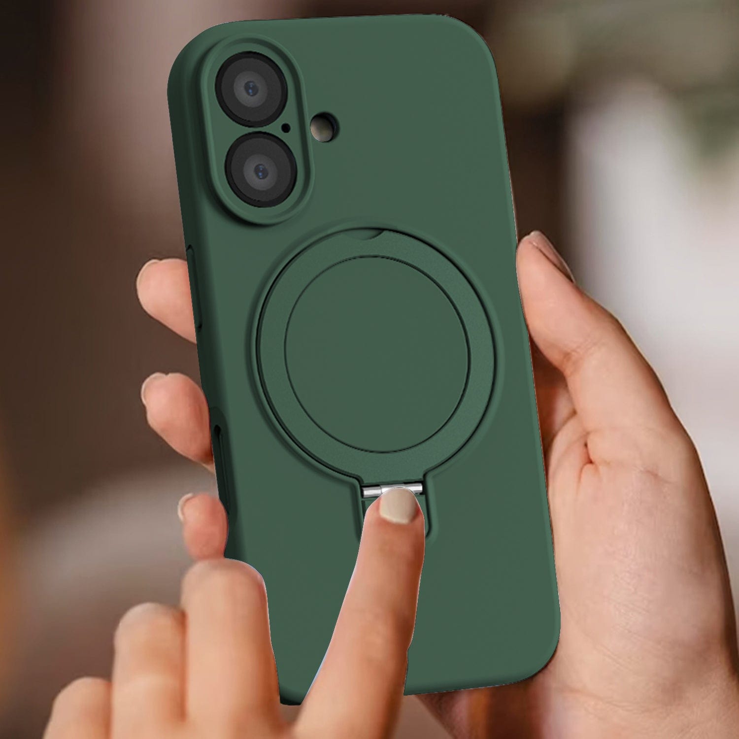 iPhone 16 Plus Slim Kickstand Case - Rugged Protection, MagSafe | Venture Series