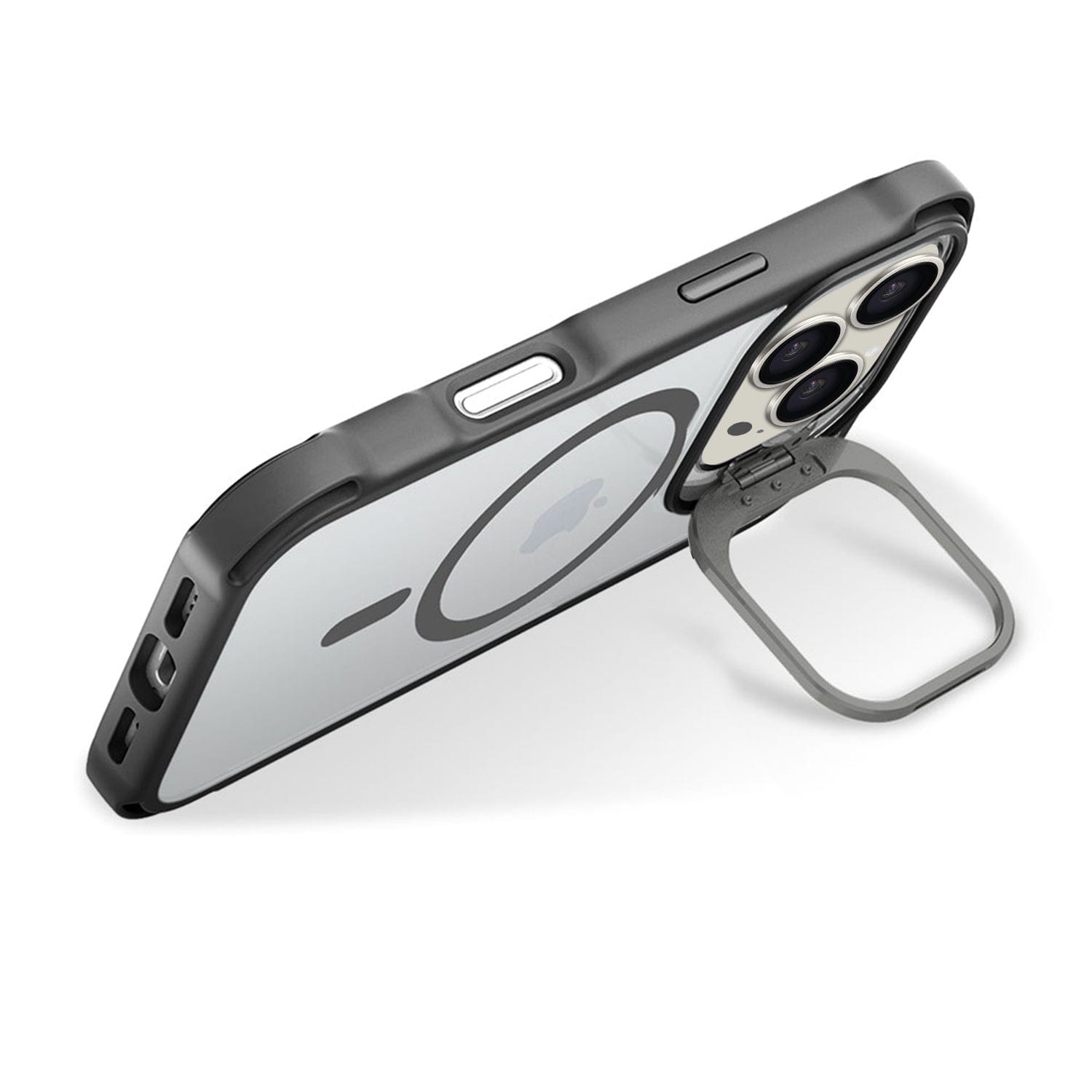 iPhone 16 Pro Max Clear Kickstand Case - Anti-Slip, Rugged, MagSafe | Venture Series