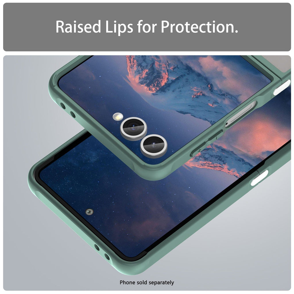 Samsung Galaxy Z Flip7 Semi Transparent Case - Anti-Slip Grip, Slim Design | Venture Series