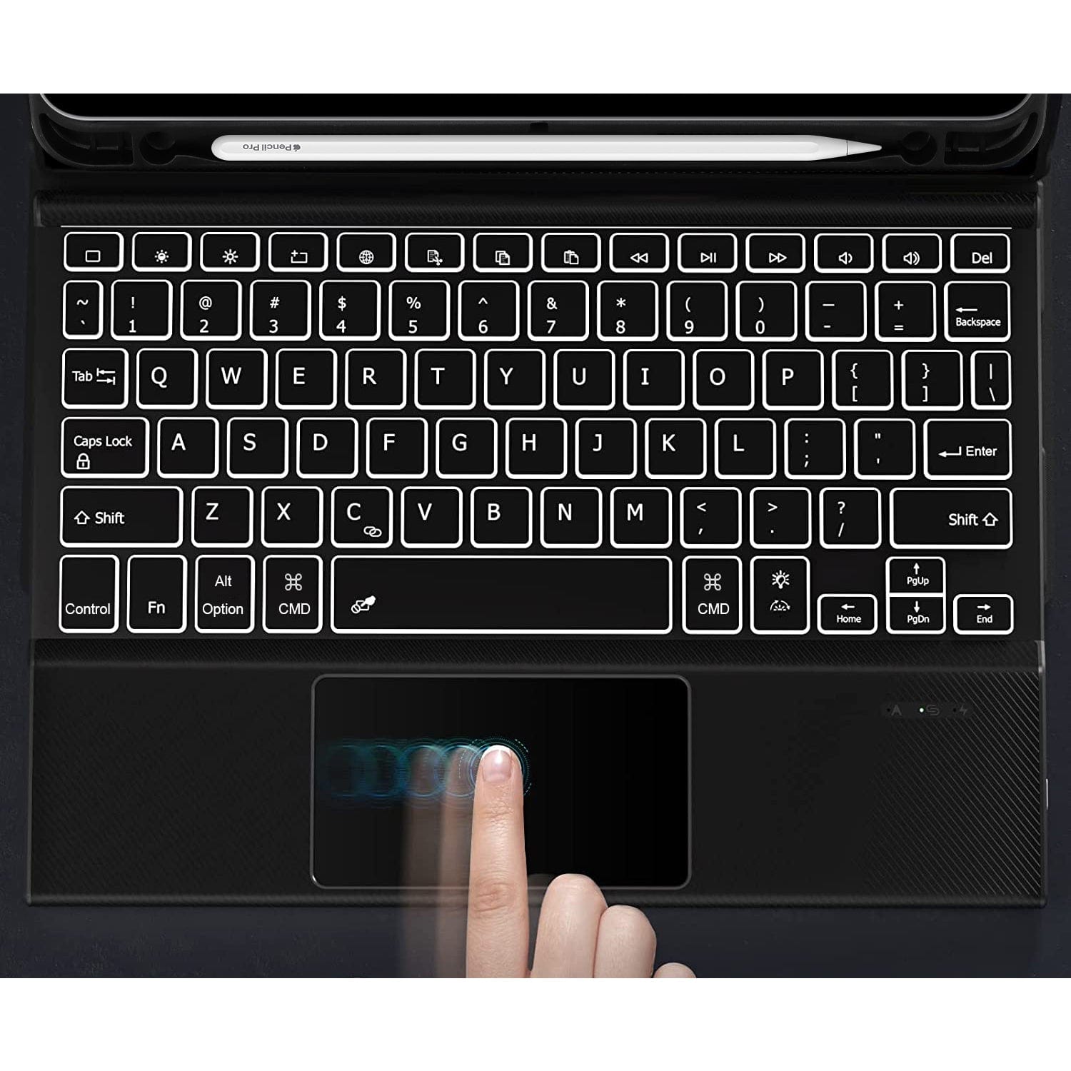 iPad Air 13-inch (M2 / M3 / M4) Keyboard Case - Folio, Trackpad | Navigate Series