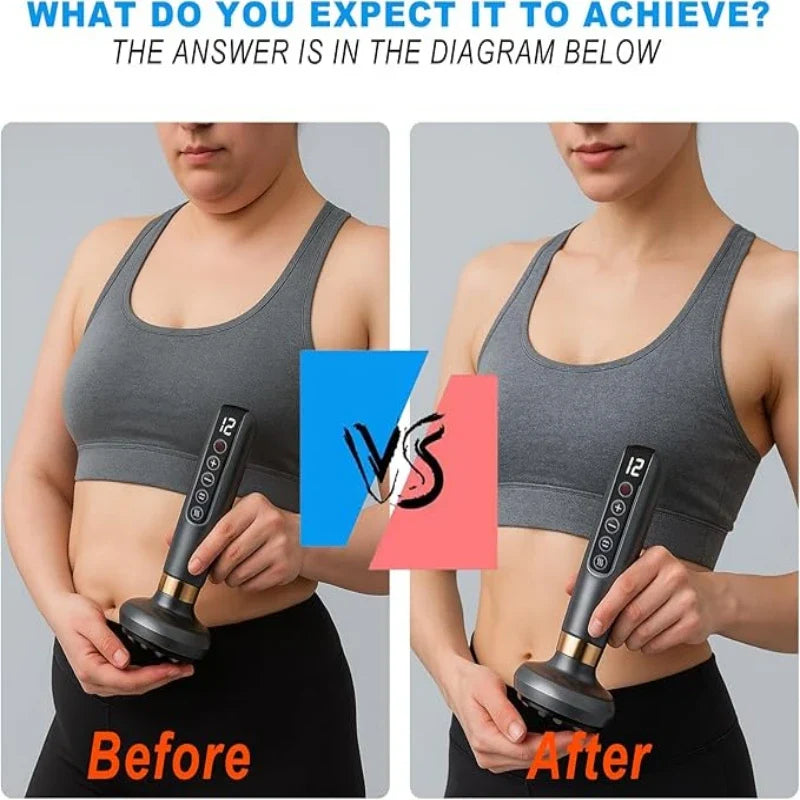 Back Vacuum Cupping Massager With USB Power And 12 Levels