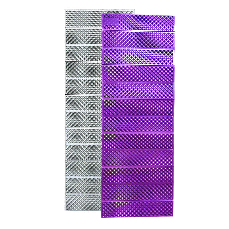 Thicken Egg Mattress. Foldable Camping Pad with Aluminum Membrane for Moisture-Proof. IXPE Foam Pad