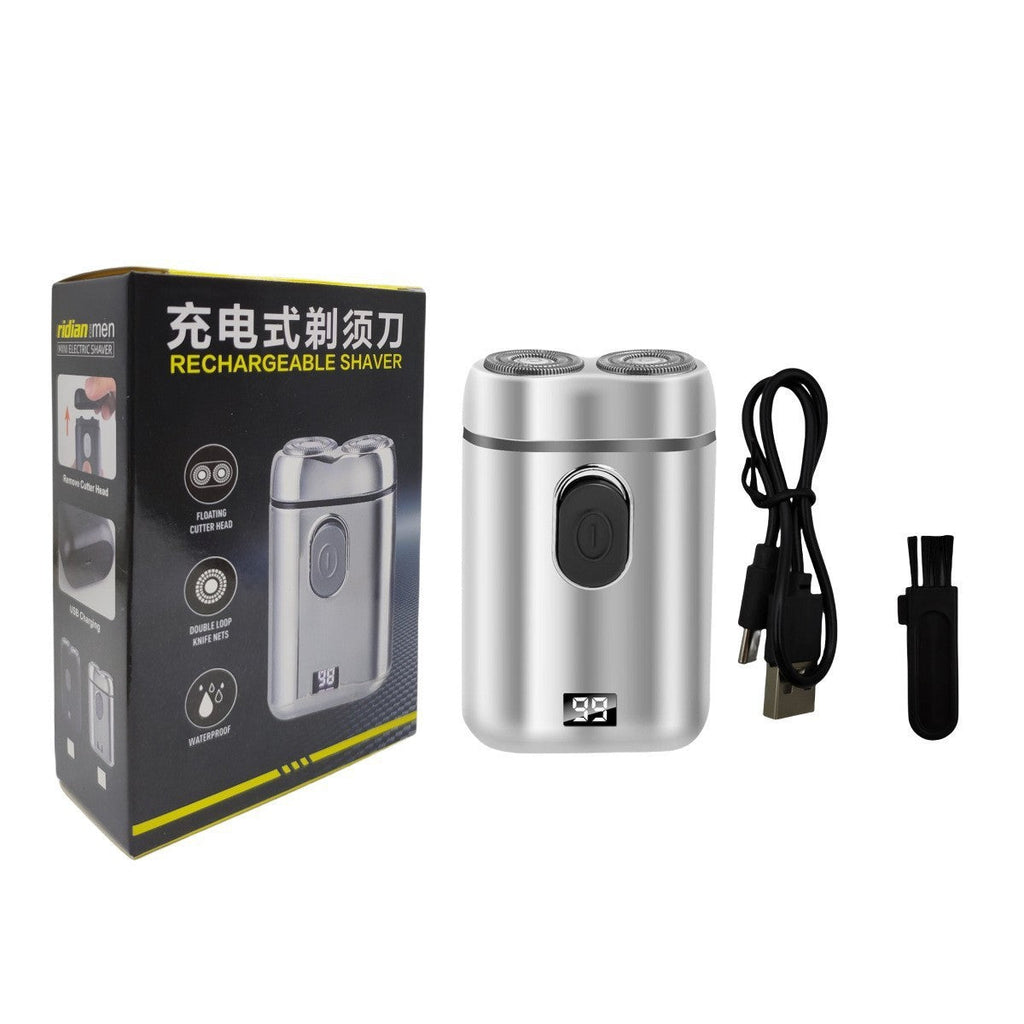 Shaver Travel Car Wash Shaver Double Head Portable Charging Floating Beard Knife