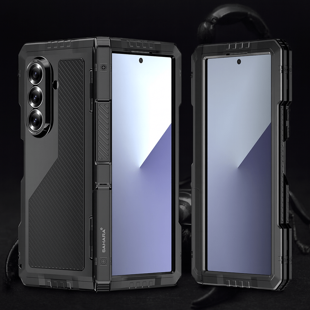 Samsung Galaxy Z Fold7 Case – Heavy-Duty Kickstand with Screen Protector | Raider Series