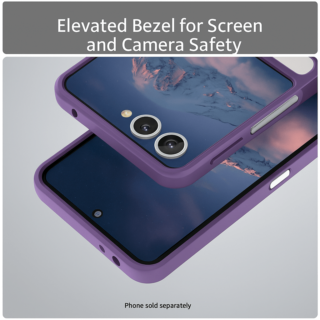 Samsung Galaxy Z Flip7 Semi Transparent Case - Anti-Slip Grip, Slim Design | Venture Series
