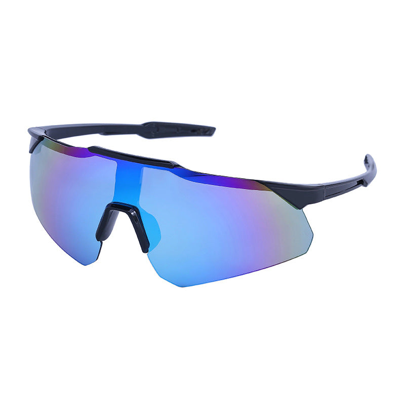 Colorful Cycling Sunglasses For Women With Advanced Sense Of Ins One-Piece Lenses For Outdoor Sports Sunglasses For Men