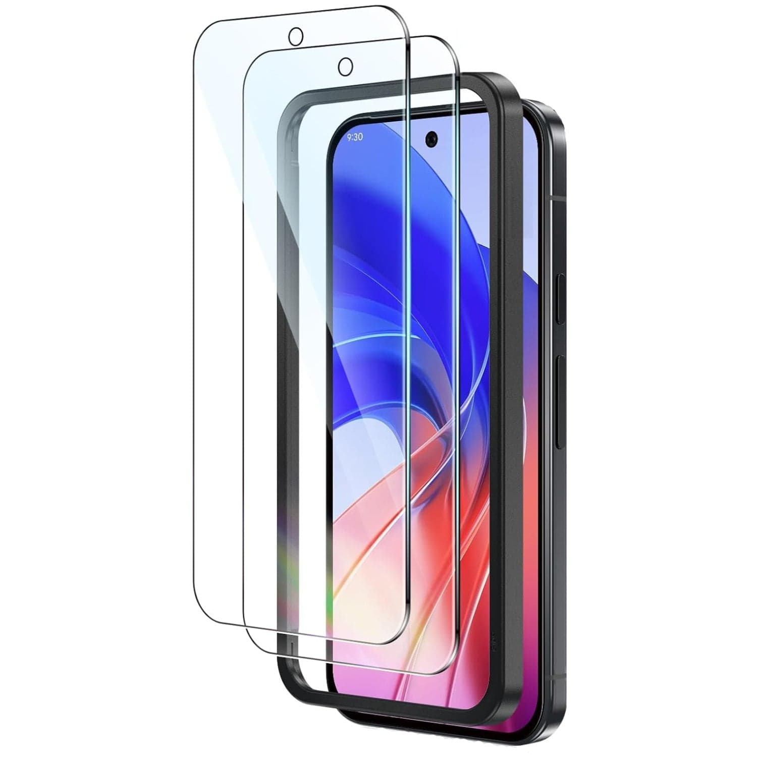 Google Pixel 10 Screen Protector - Ultra-Strong Tempered Glass with Alignment Tool (2-Pack) | ZeroDamage