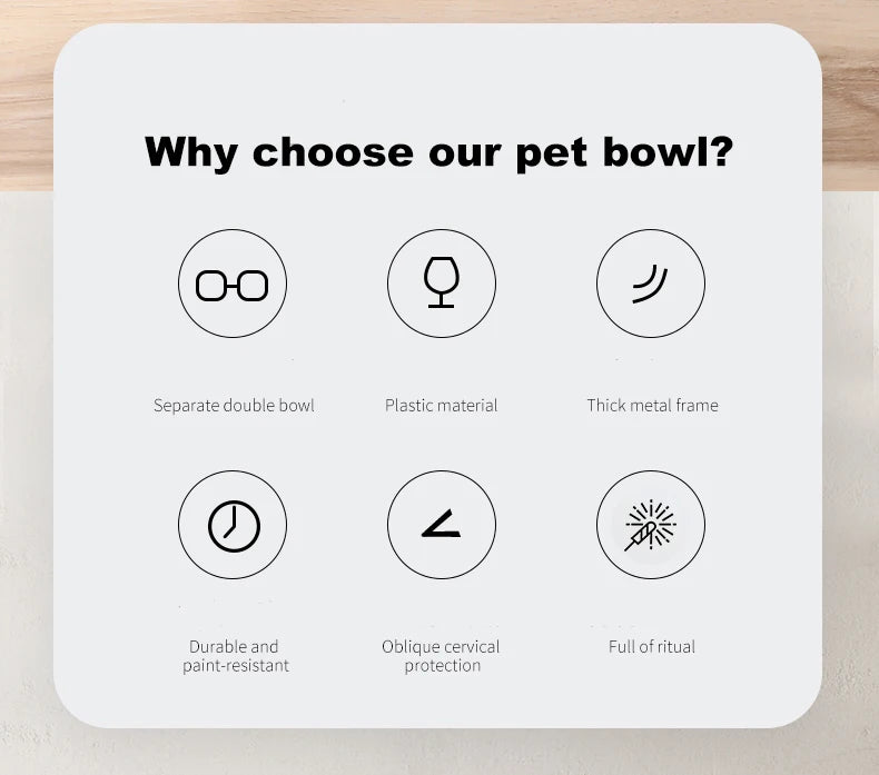 Pet Double Bowl Transparent High Foot Cat Bowl Drink water Cat Food With Golden Stand Raised Water Feeder Dog Bowl Supplies
