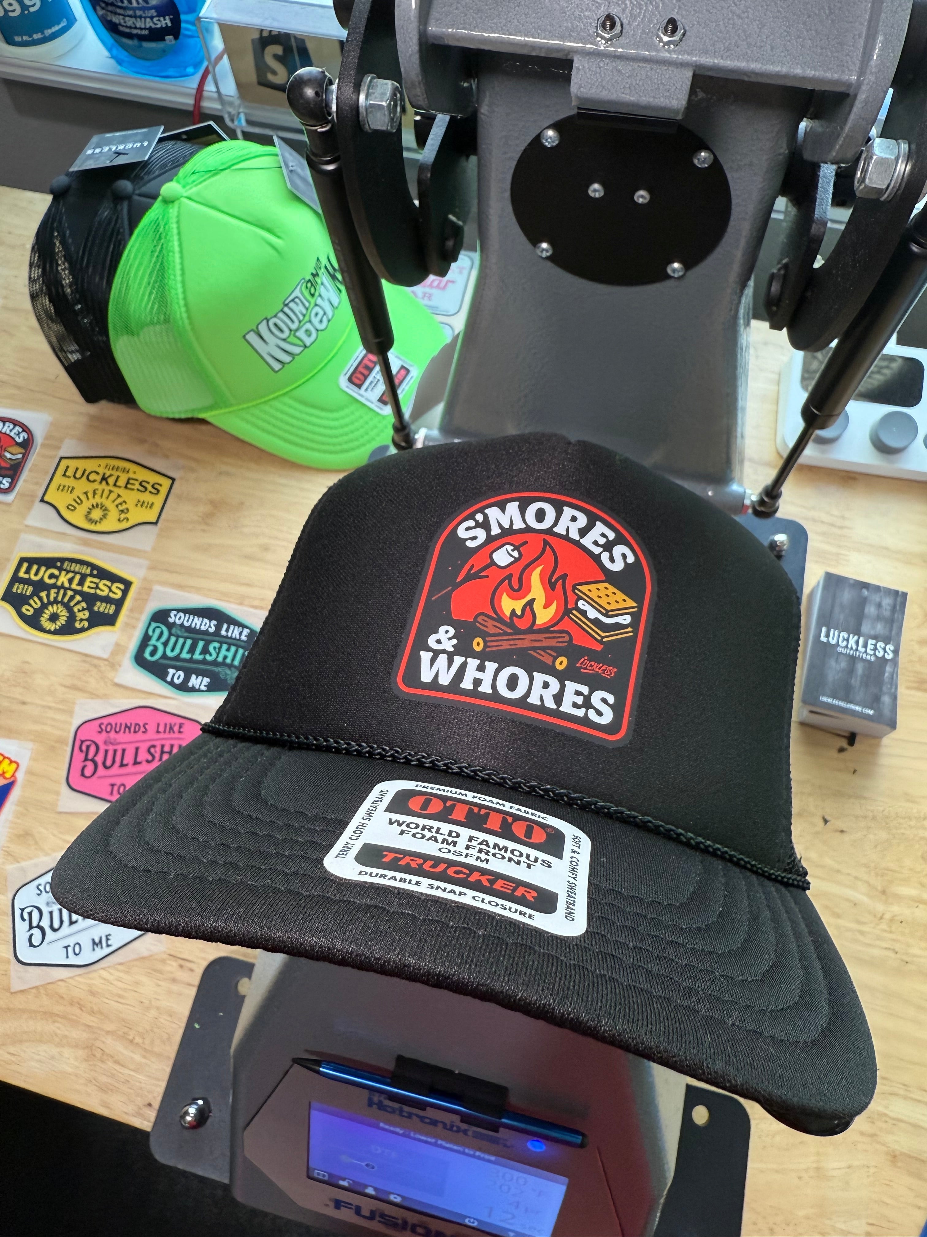 Smores & Whores Trucker Hat