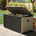 Resin Deck Box Outdoor Storage Waterproof Lockable Bin