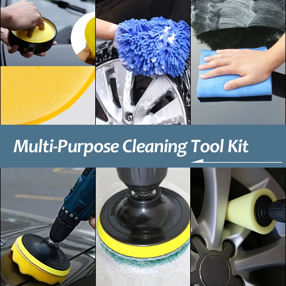 Car Detailing Brush Set Ultimate Auto Cleaning Kit For Vents