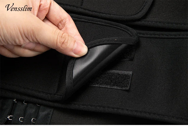 Vensslim Sauna Body Shaper Men Waist Trainer Fitness Belt Slimming Abdomen Weight Loss Trimmer Corset Sweat Workout Fat Burner
