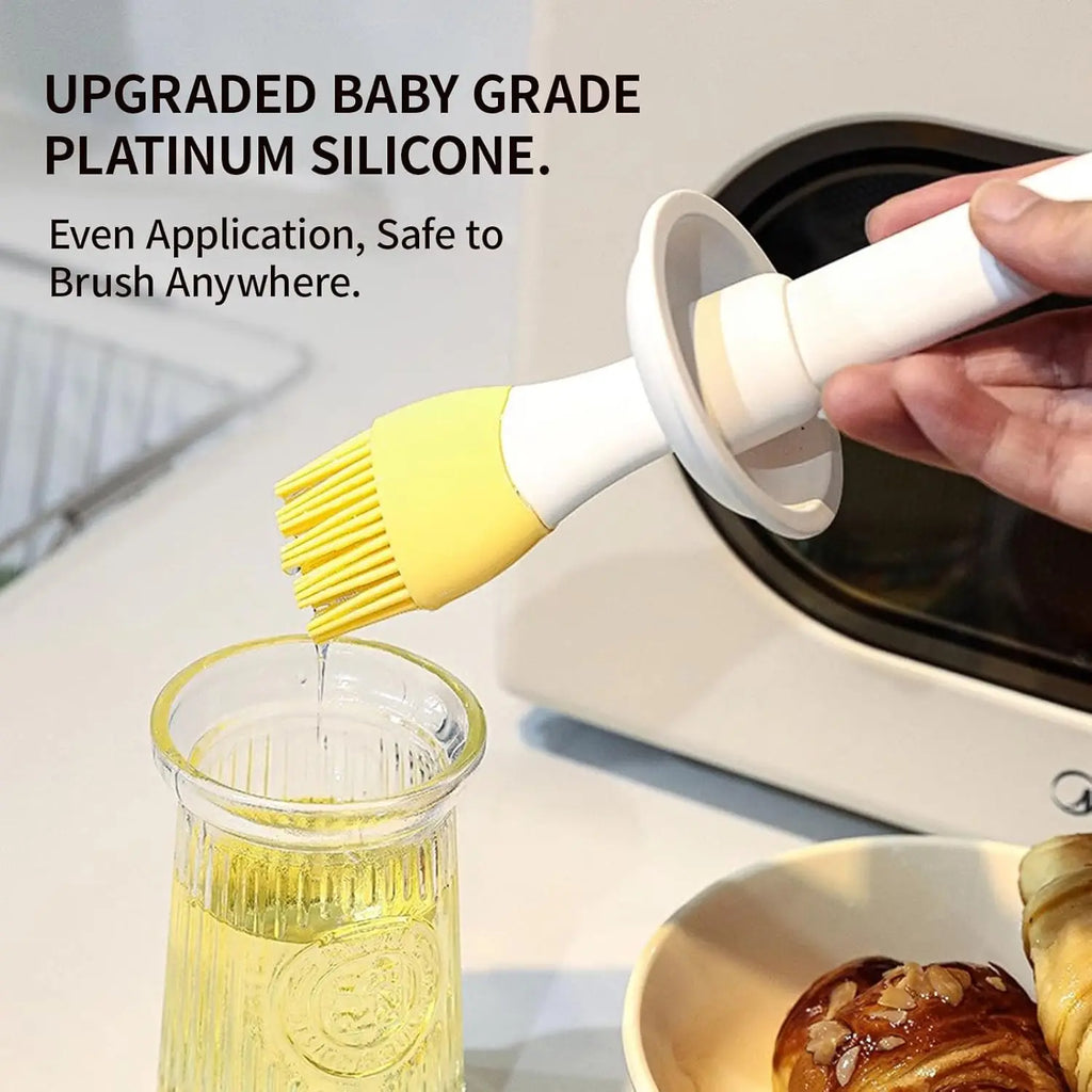 3-in-1 Oil Dispenser With Brush For Cooking And Grilling