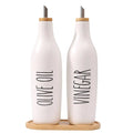 BONJEAN Olive Oil And Vinegar Dispenser Set Ceramic