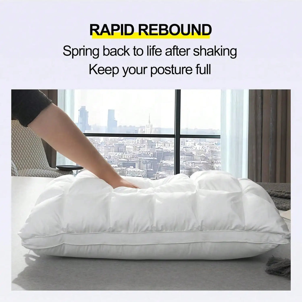 Deluxe Pillow 2-Piece Set With Down Alternative For Side Sleepers